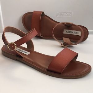 Steve Madden leather ankle strap sandals